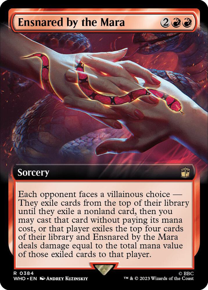 Ensnared by the Mara 384/331 (Universes Beyond: Doctor Who)  - Extended Art Foil | Good Games Modbury
