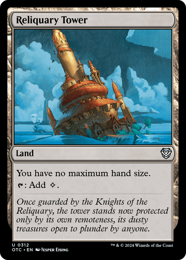 Reliquary Tower [Outlaws of Thunder Junction Commander] | Good Games Modbury