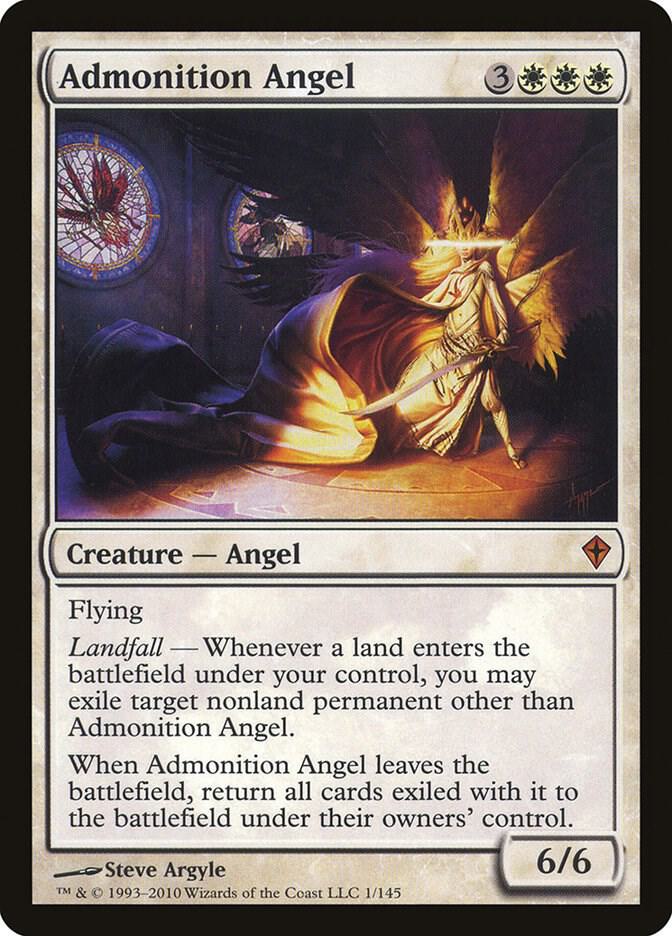 Admonition Angel 1/145 (Worldwake)  - Foil | Good Games Modbury