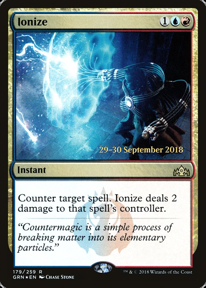 Ionize [Guilds of Ravnica Prerelease Promos] | Good Games Modbury