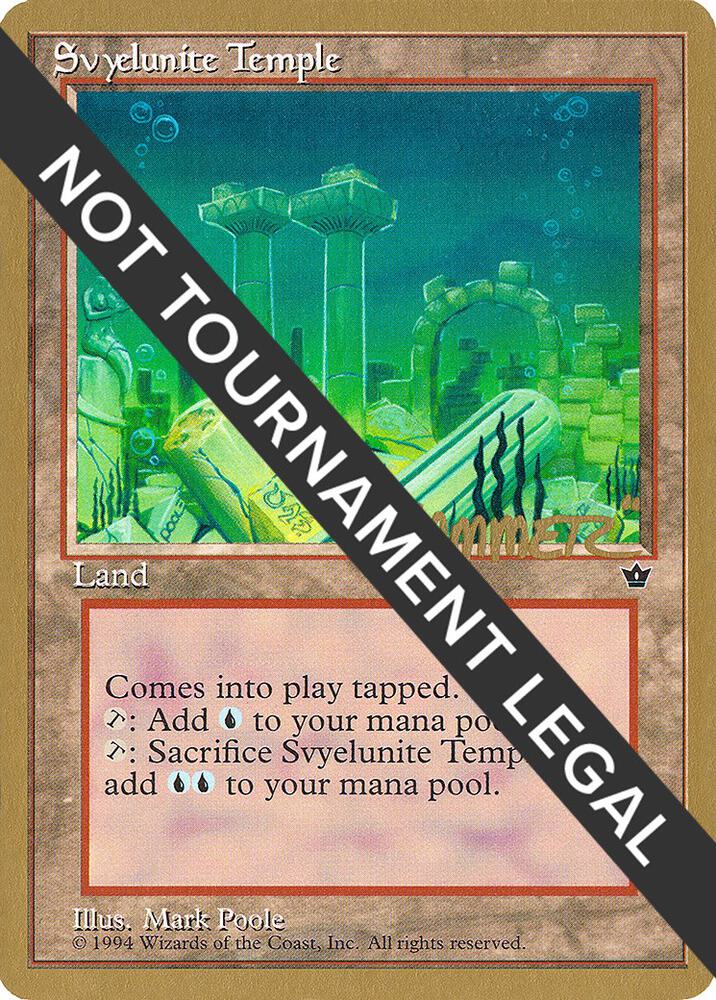 Svyelunite Temple 1996 Shawn Hammer Regnier FEM shr102/308 (World Championship Decks)  | Good Games Modbury
