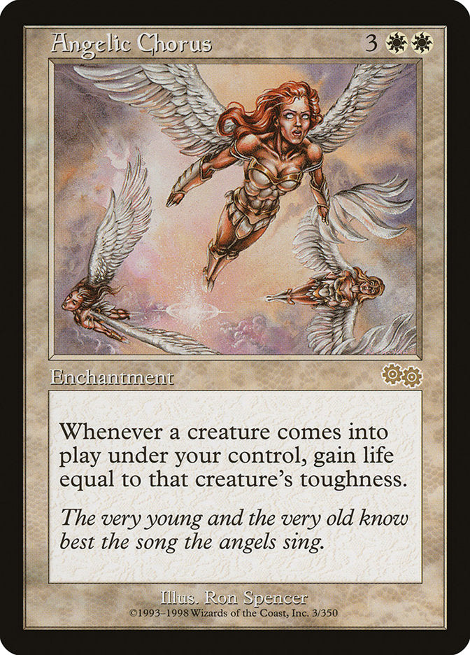 Angelic Chorus [Urza's Saga] | Good Games Modbury