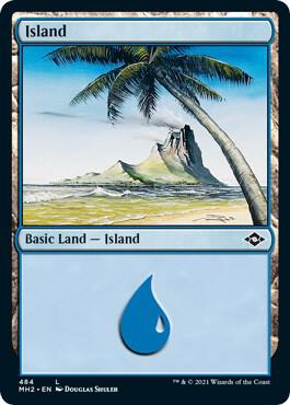 Island 484 (Modern Horizons 2)  - Etched Foil | Good Games Modbury