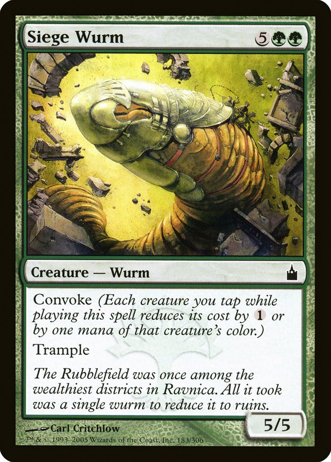 Siege Wurm [Ravnica: City of Guilds] | Good Games Modbury