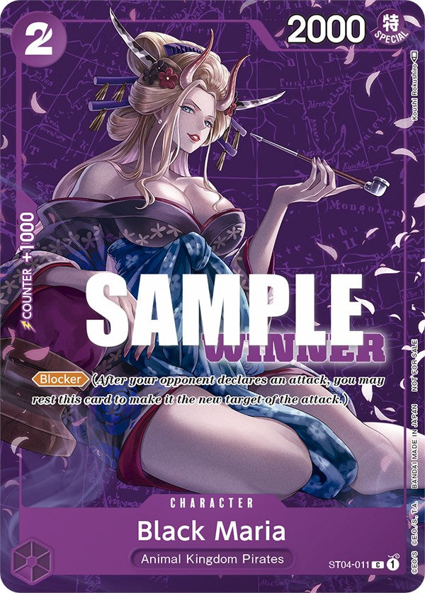 Black Maria (Tournament Pack Vol. 2) [Winner] [One Piece Promotion Cards] | Good Games Modbury