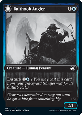 Baithook Angler // Hook-Haunt Drifter [Innistrad: Double Feature] | Good Games Modbury
