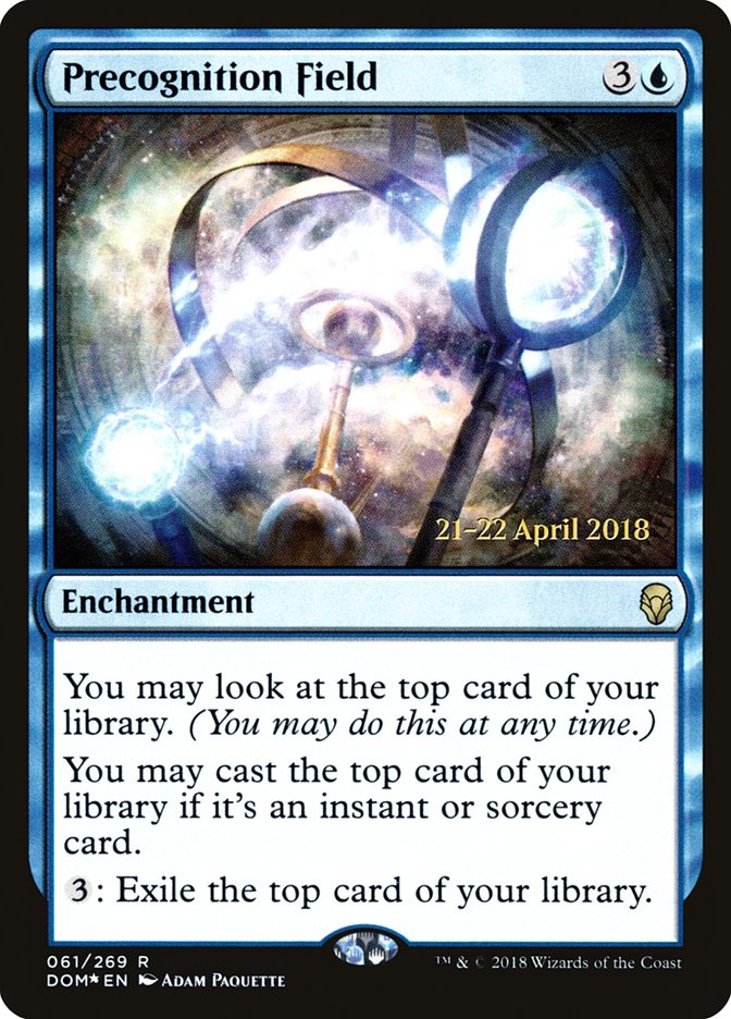Precognition Field [Dominaria Prerelease Promos] | Good Games Modbury