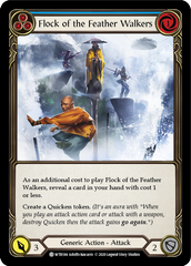 Flock of the Feather Walkers (Blue) [U-WTR184] (Welcome to Rathe Unlimited)  Unlimited Rainbow Foil | Good Games Modbury