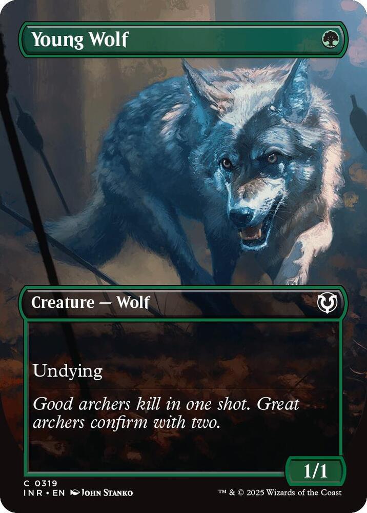 Young Wolf 319/287 (Innistrad Remastered)  - Borderless | Good Games Modbury