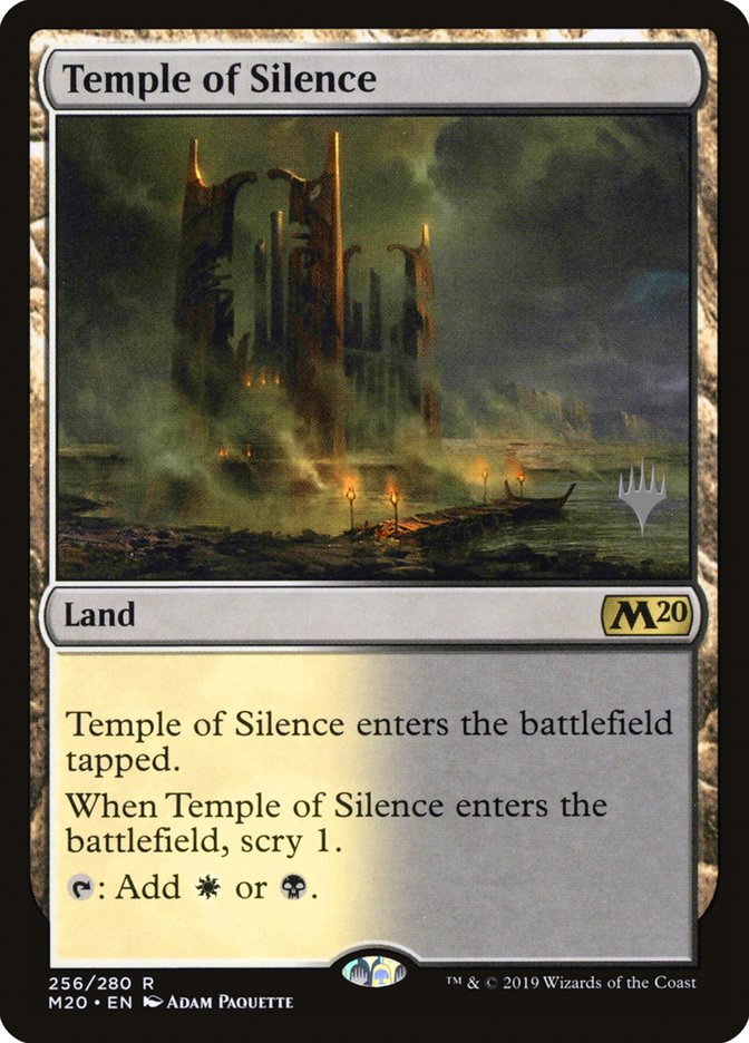 Temple of Silence (Promo Pack) [Core Set 2020 Promos] | Good Games Modbury
