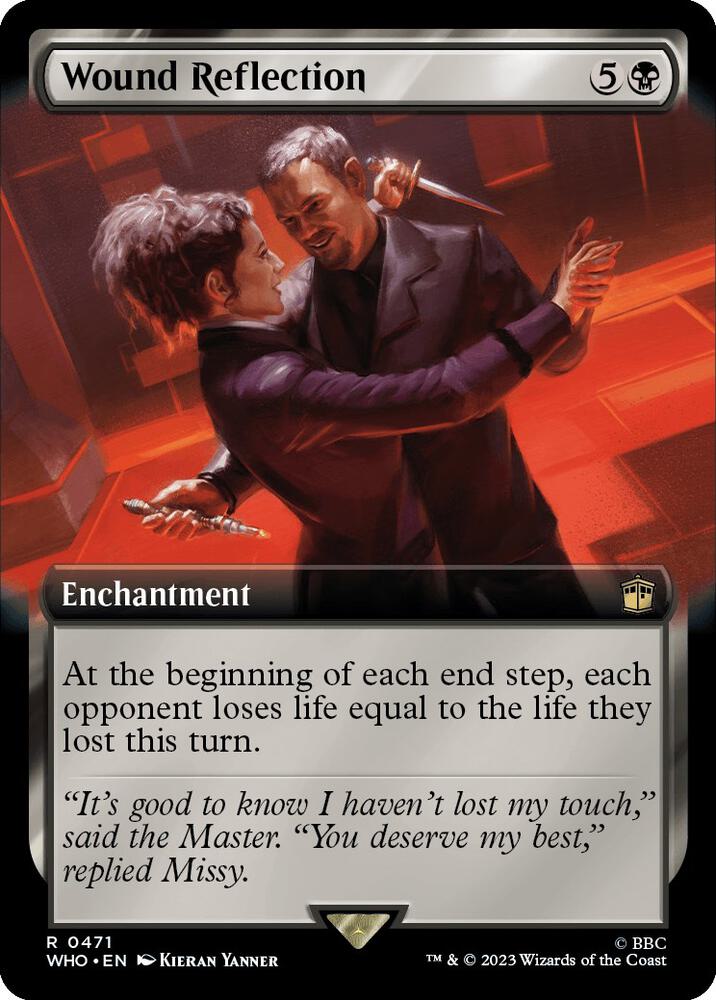 Wound Reflection 471/331 (Universes Beyond: Doctor Who)  - Extended Art | Good Games Modbury