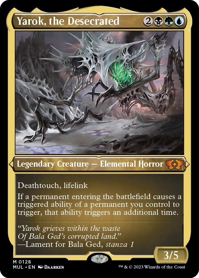 Yarok, the Desecrated 128/65 (March of the Machine: Multiverse Legends)  - Etched Foil | Good Games Modbury
