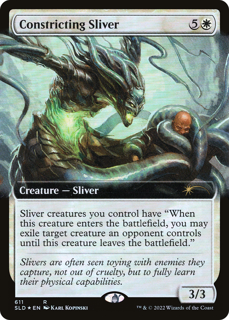 Constricting Sliver (Extended Art) [Secret Lair Drop Promos] | Good Games Modbury