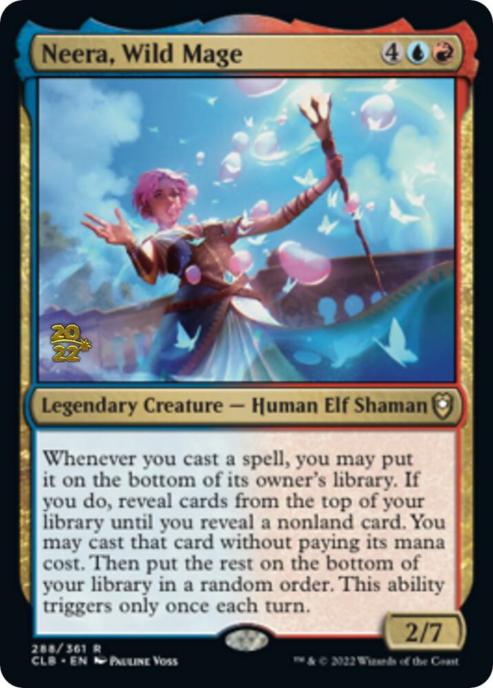 Neera Wild Mage 288s/108 (Prerelease Cards)  - Foil | Good Games Modbury