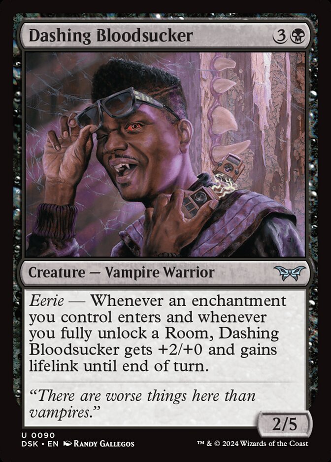 Dashing Bloodsucker 90/286 (Duskmourn: House of Horror)  - Foil | Good Games Modbury