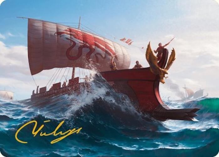 Adrestia Art Card Gold Stamped Signature 8 (Art Series: Universes Beyond: Assassin's Creed)  | Good Games Modbury