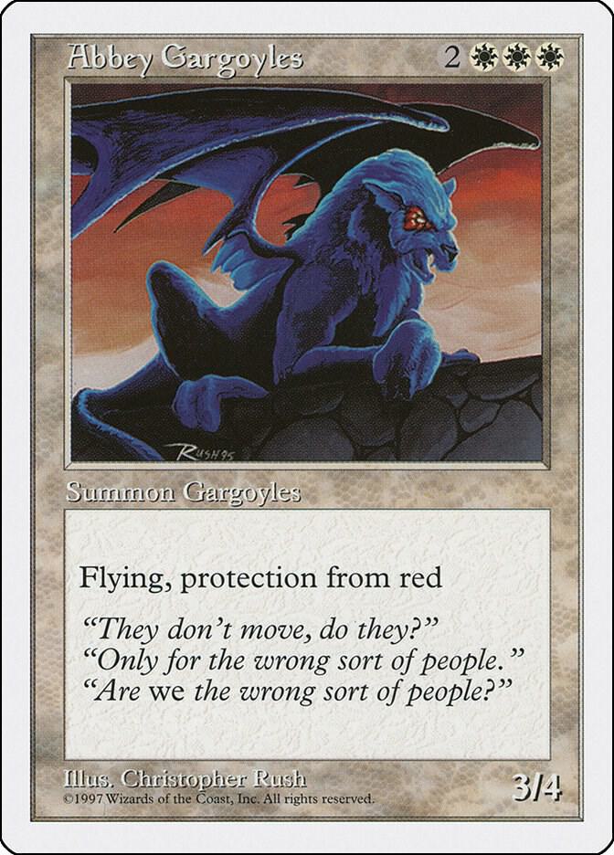 Abbey Gargoyles 1/455 (Fifth Edition)  | Good Games Modbury