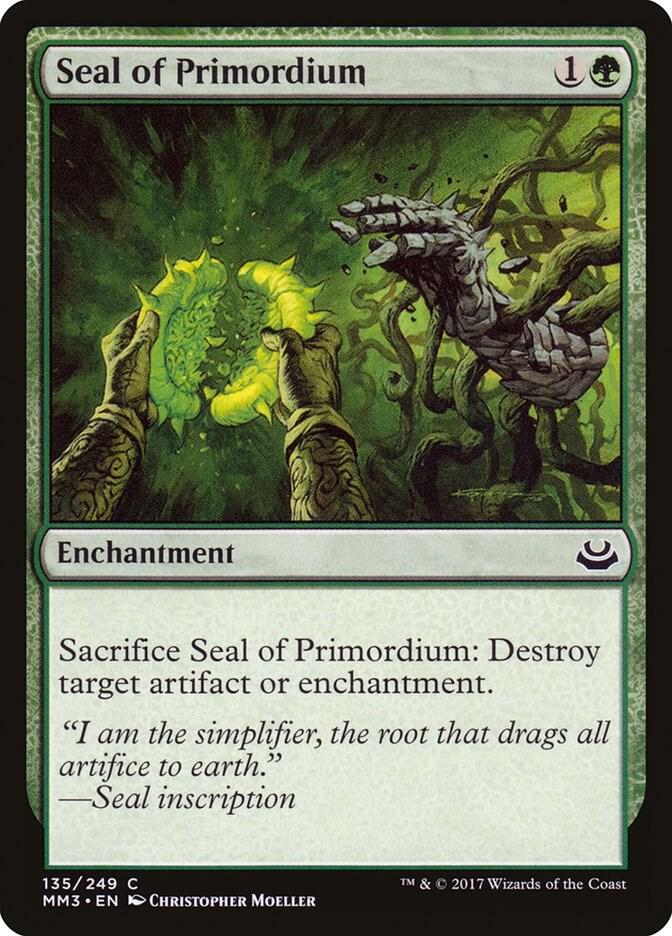 Seal of Primordium 135/249 (Modern Masters 2017)  - Foil | Good Games Modbury