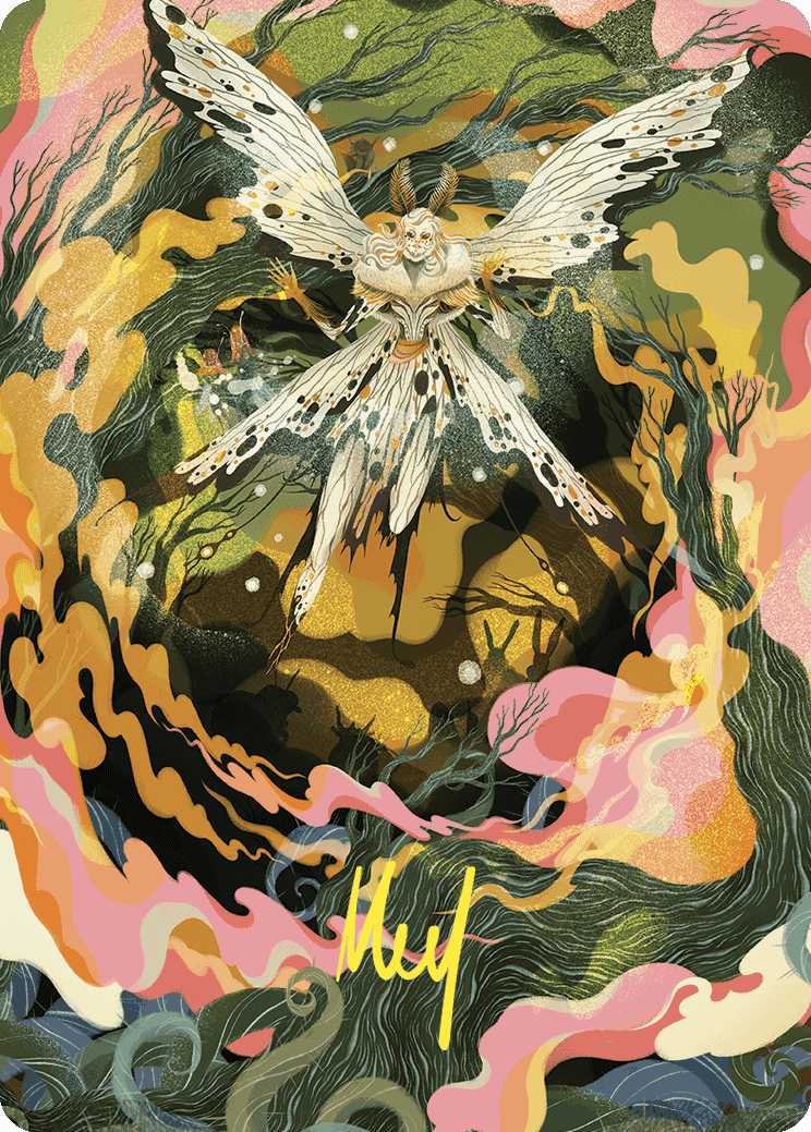 Greater Auramancy Art Card (Gold-Stamped Signature) [Wilds of Eldraine Art Series] | Good Games Modbury