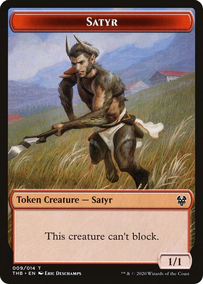 Devil // Satyr Double-Sided Token [Challenger Decks 2020 Tokens] | Good Games Modbury