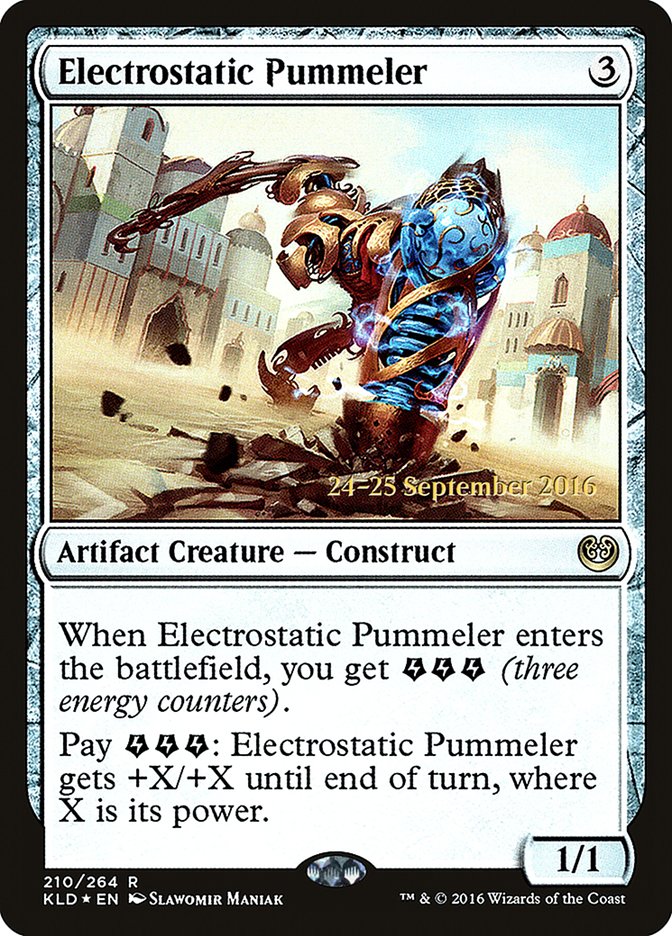 Electrostatic Pummeler [Kaladesh Prerelease Promos] | Good Games Modbury