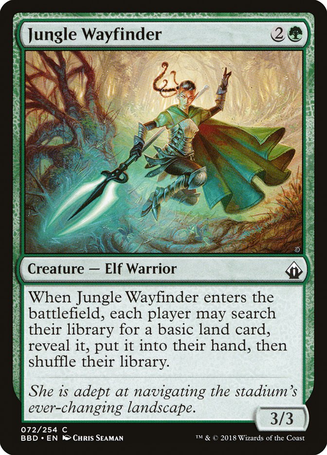 Jungle Wayfinder 72/254 (Battlebond)  - Foil | Good Games Modbury