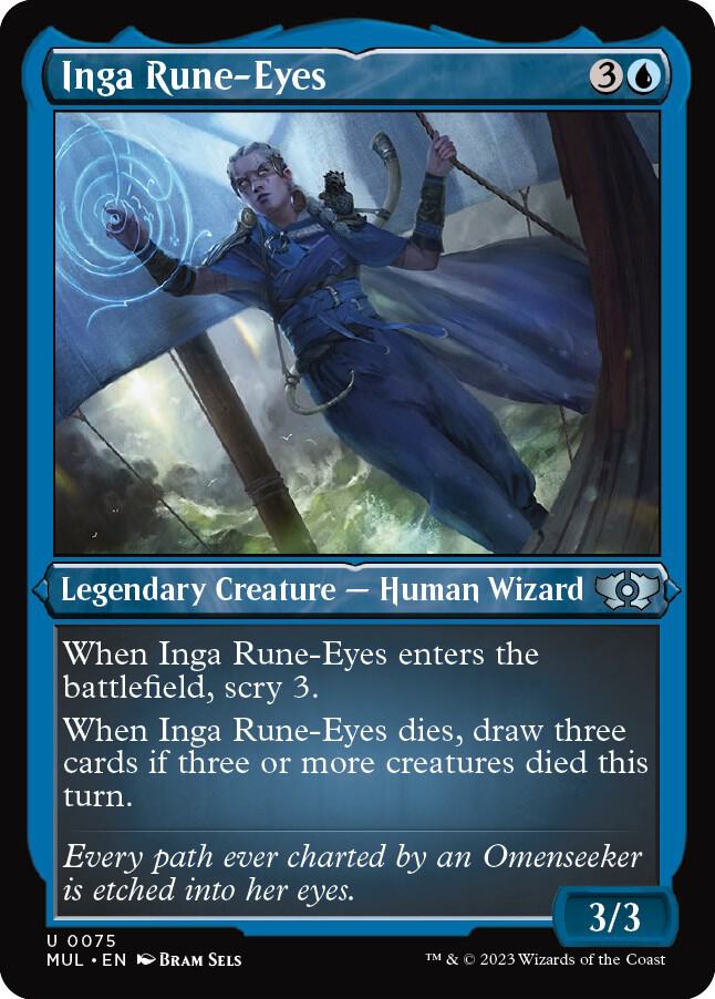 Inga Rune-Eyes 75/65 (March of the Machine: Multiverse Legends)  - Etched Foil | Good Games Modbury