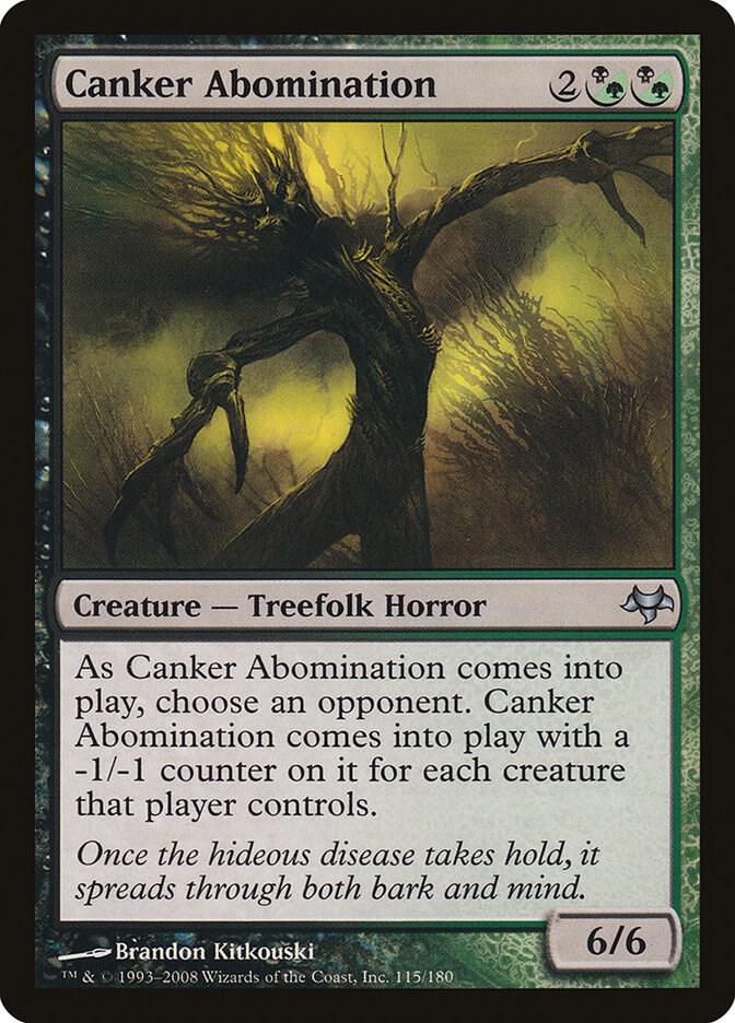 Canker Abomination 115/180 (Eventide)  - Foil | Good Games Modbury