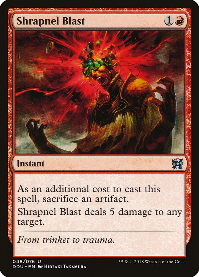 Shrapnel Blast 48/76 (Duel Decks: Elves vs. Inventors)  | Good Games Modbury