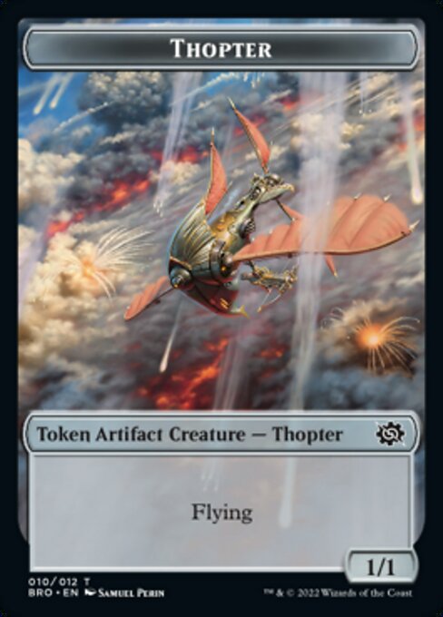 Powerstone // Thopter Double-Sided Token [The Brothers' War Tokens] | Good Games Modbury