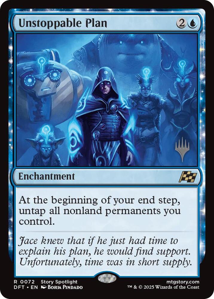 Unstoppable Plan 72 (Promo Pack: Aetherdrift)  - Foil | Good Games Modbury