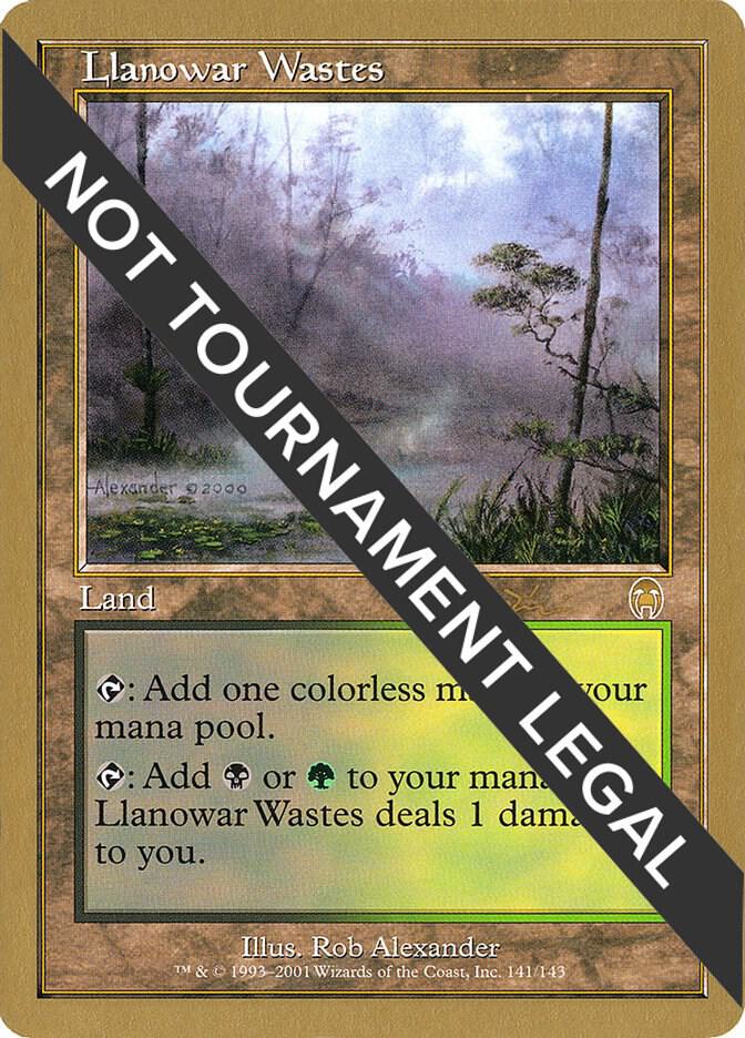 Llanowar Wastes 2001 Jan Tomcani APC jt141/138 (World Championship Decks)  | Good Games Modbury