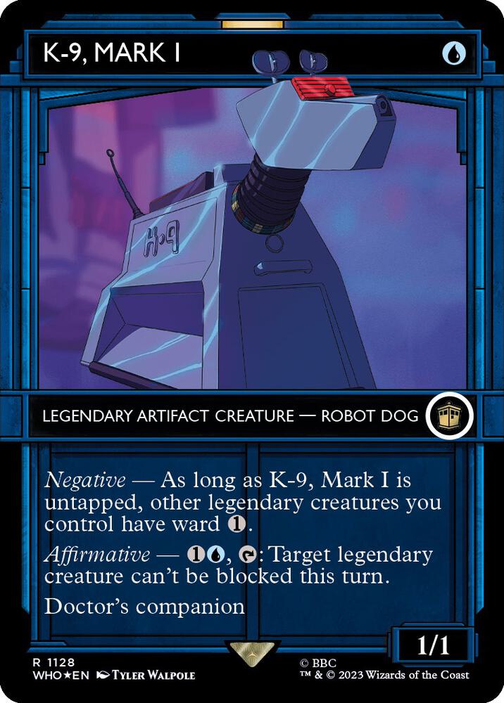 K-9, Mark I 1128/331 (Universes Beyond: Doctor Who)  - Showcase Surge Foil | Good Games Modbury