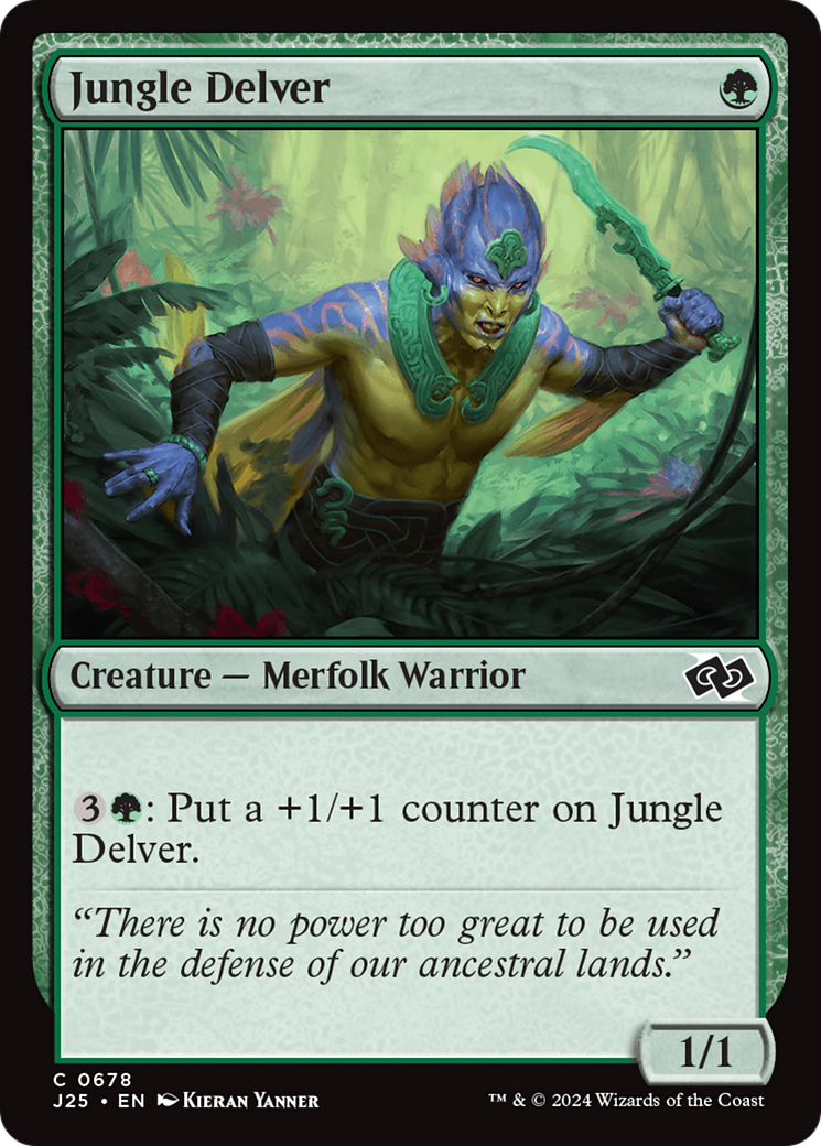 Jungle Delver [Foundations Jumpstart] | Good Games Modbury