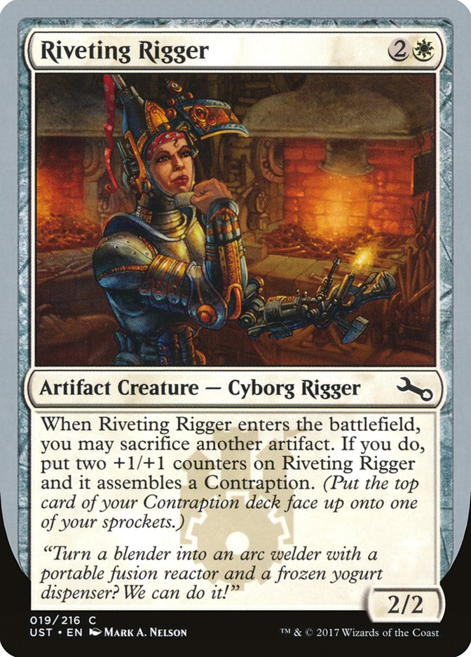 Riveting Rigger 19/216 (Unstable)  - Foil | Good Games Modbury