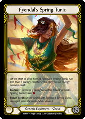 Fyendal's Spring Tunic [FAB001-P] (Promo)  1st Edition Cold Foil - Golden | Good Games Modbury