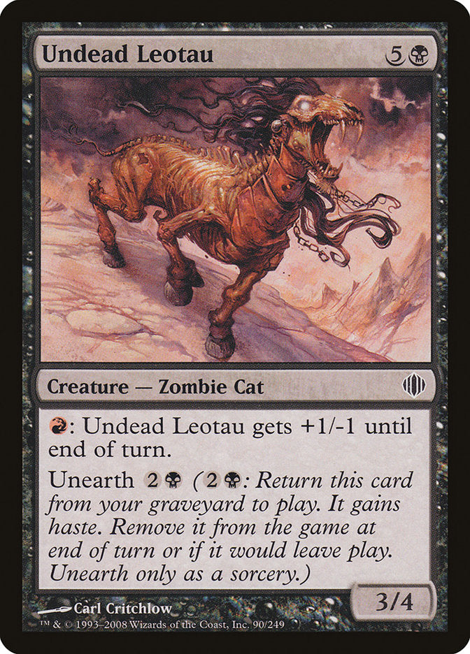 Undead Leotau 90/249 (Shards of Alara)  - Foil | Good Games Modbury