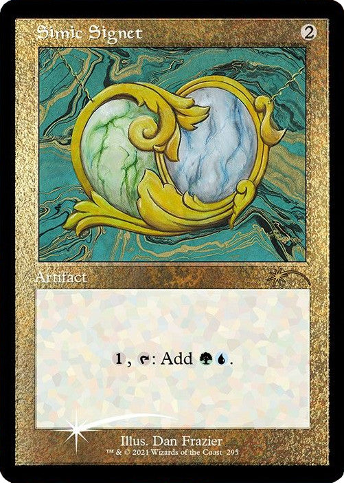 Simic Signet (Retro) (Foil Etched) [Secret Lair Drop Series] | Good Games Modbury