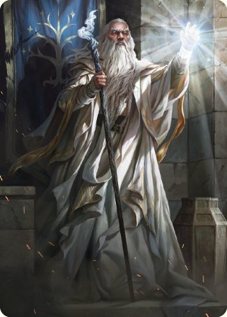 Gandalf the White Art Card [The Lord of the Rings: Tales of Middle-earth Art Series] | Good Games Modbury