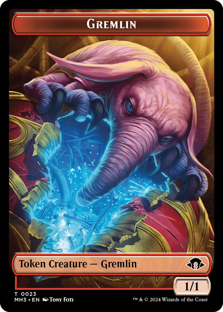 Gremlin // Energy Reserve Double-Sided Token [Modern Horizons 3 Tokens] | Good Games Modbury