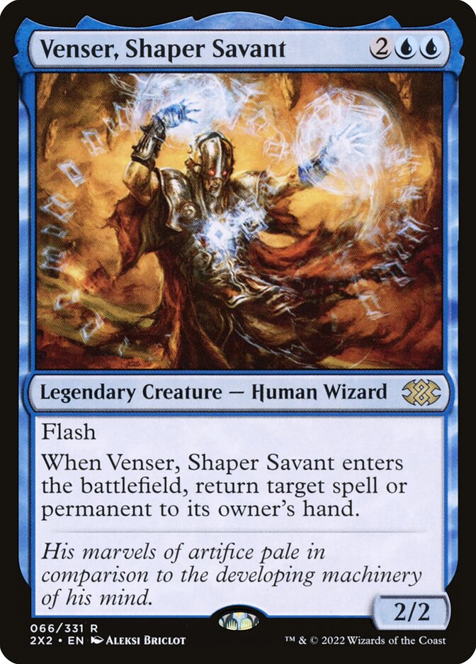 Venser Shaper Savant 66 (Double Masters 2022)  - Foil | Good Games Modbury