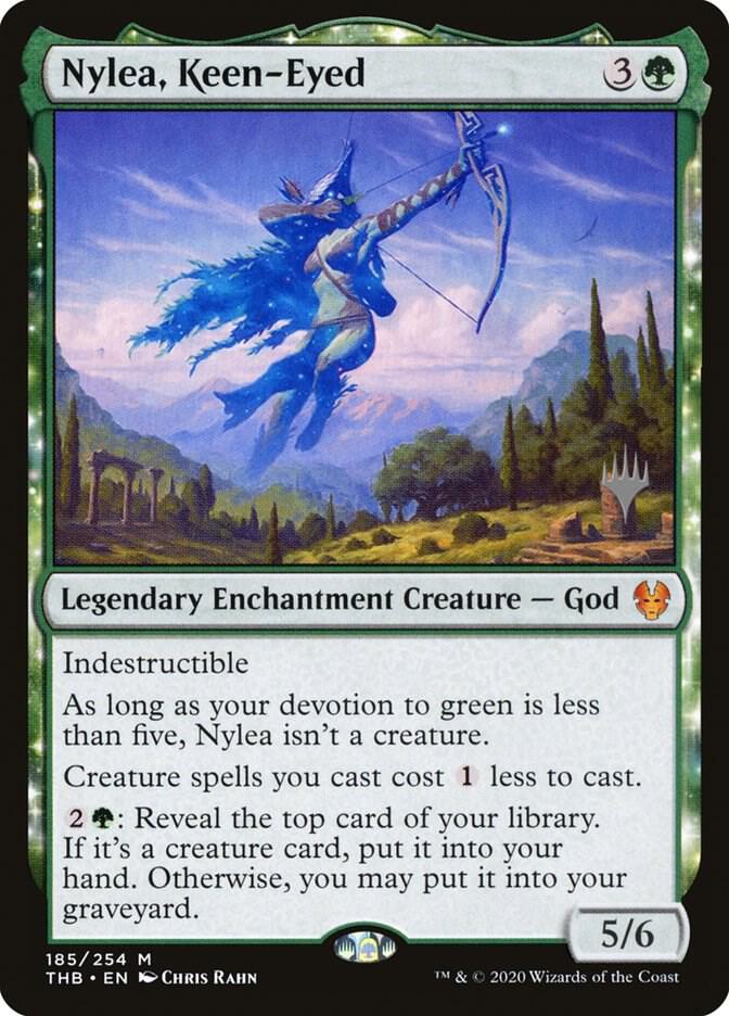 Nylea Keen Eyed 185 (Promo Pack: Theros Beyond Death)  - Foil | Good Games Modbury