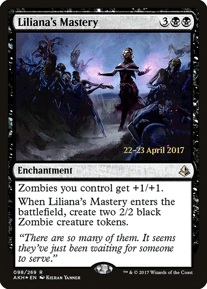 Liliana's Mastery [Amonkhet Prerelease Promos] | Good Games Modbury