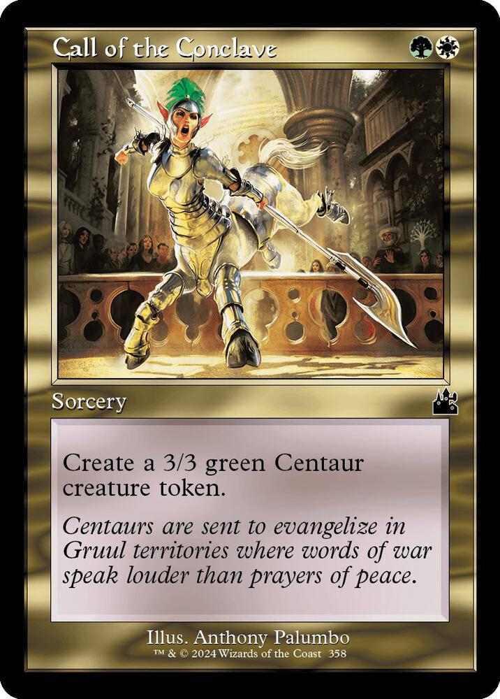 Call of the Conclave 358/291 (Ravnica Remastered)  - Retro Foil | Good Games Modbury