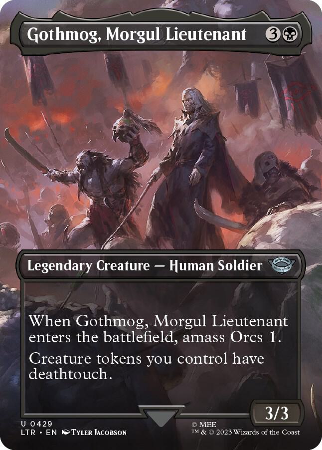 Gothmog, Morgul Lieutenant 429 (Universes Beyond: The Lord of the Rings: Tales of Middle-earth)  - Borderless | Good Games Modbury