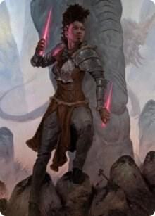 Kaya the Inexorable Art Card 58 (Art Series: Kaldheim)  | Good Games Modbury