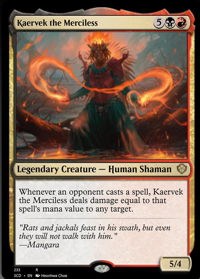 Kaervek the Merciless [Starter Commander Decks] | Good Games Modbury