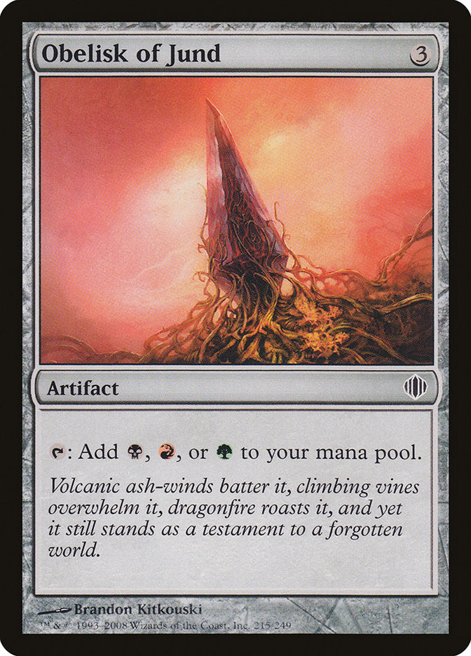 Obelisk of Jund [Shards of Alara] | Good Games Modbury