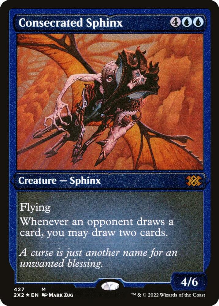 Consecrated Sphinx Foil Etched 427 (Double Masters 2022)  - Foil | Good Games Modbury