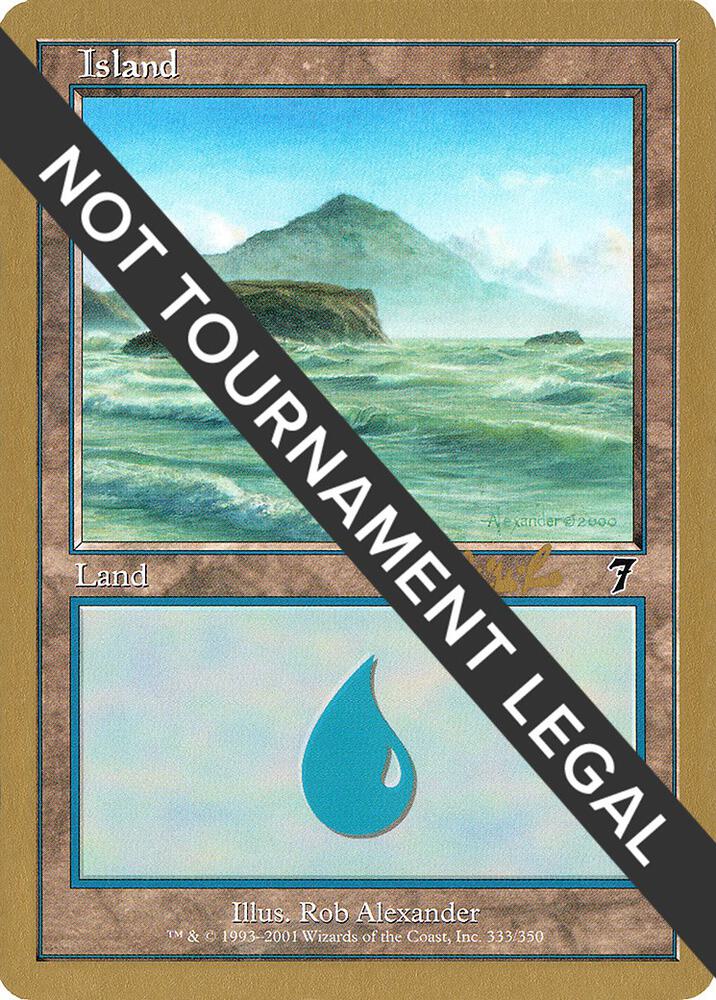 Island 333 2002 Carlos Romao 7ED cr333/153 (World Championship Decks)  | Good Games Modbury